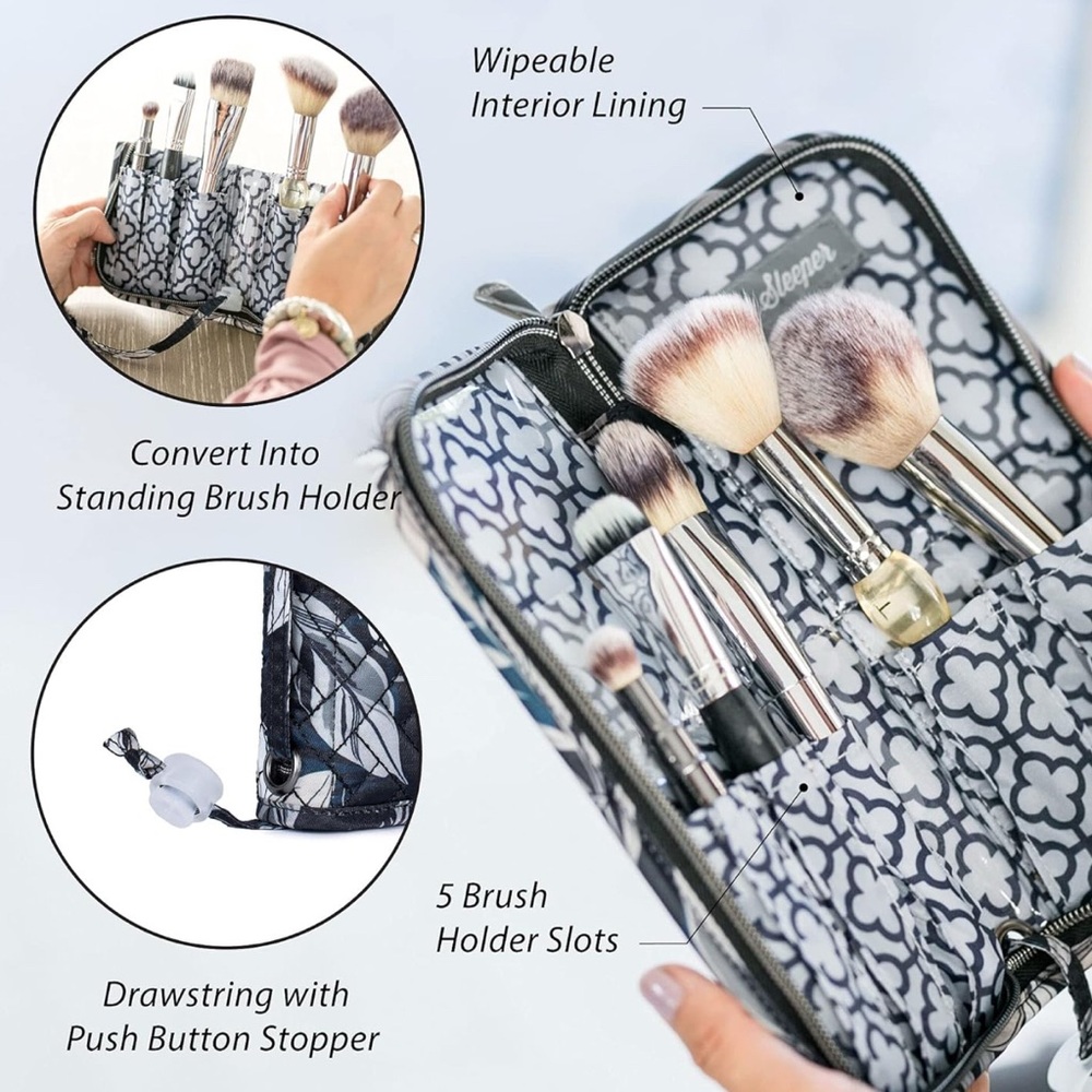 Lug *NWOT* Sleeper Travel Makeup Brush Holder (MISSING DRAWSTRING) - Picture 2 of 12